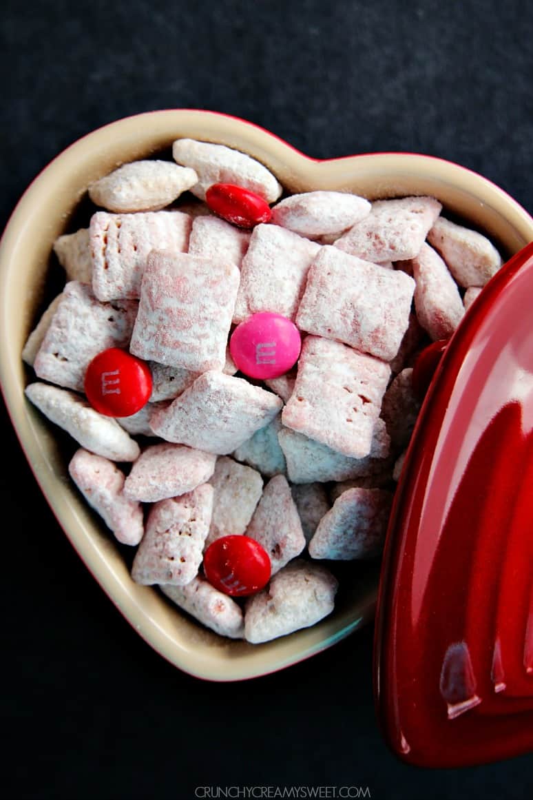 Valentine's Day Puppy Chow