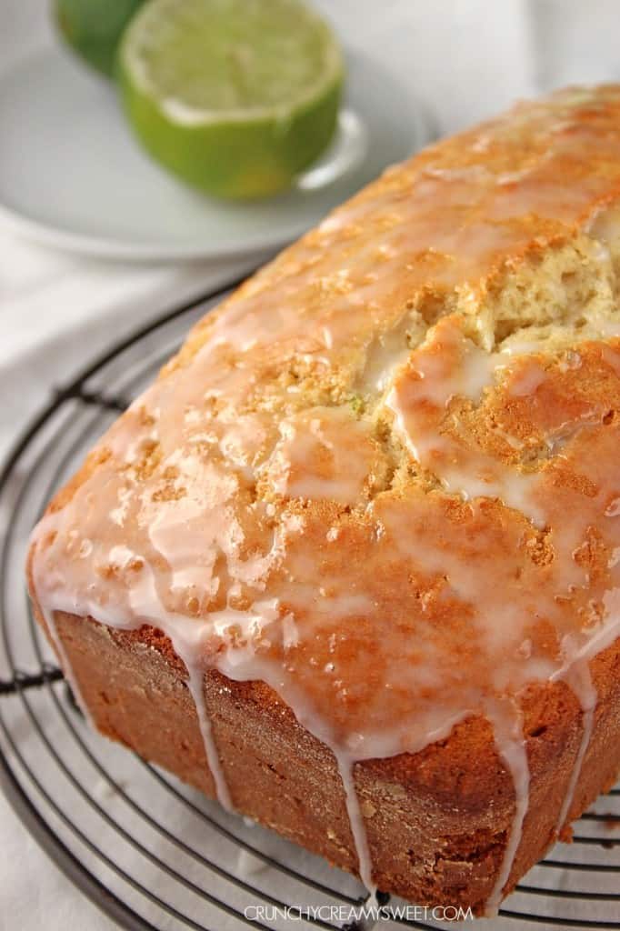 Coconut Lime Loaf Cake @crunchycreamysw