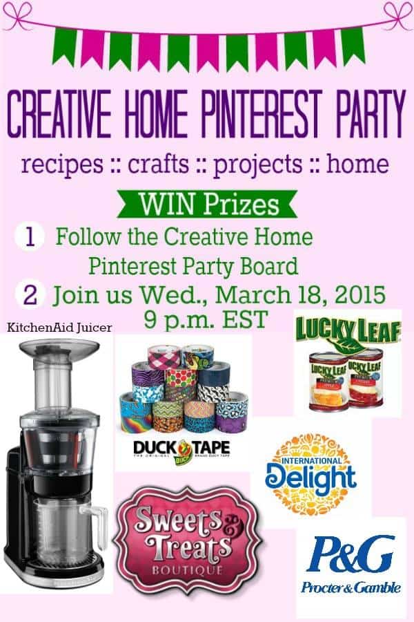 Creative Home Pinterest Party