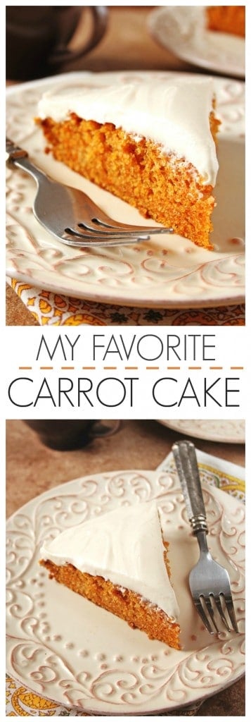 My Favorite Carrot Cake - the best and the easiest!