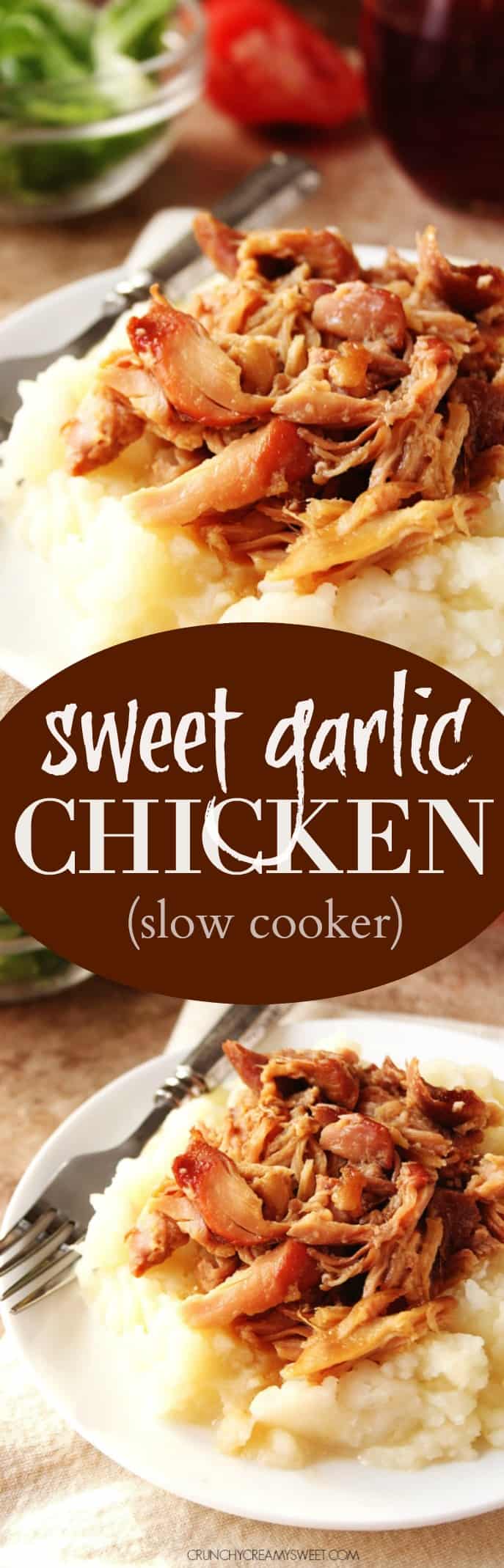 sweet garlic chicken slow cooker