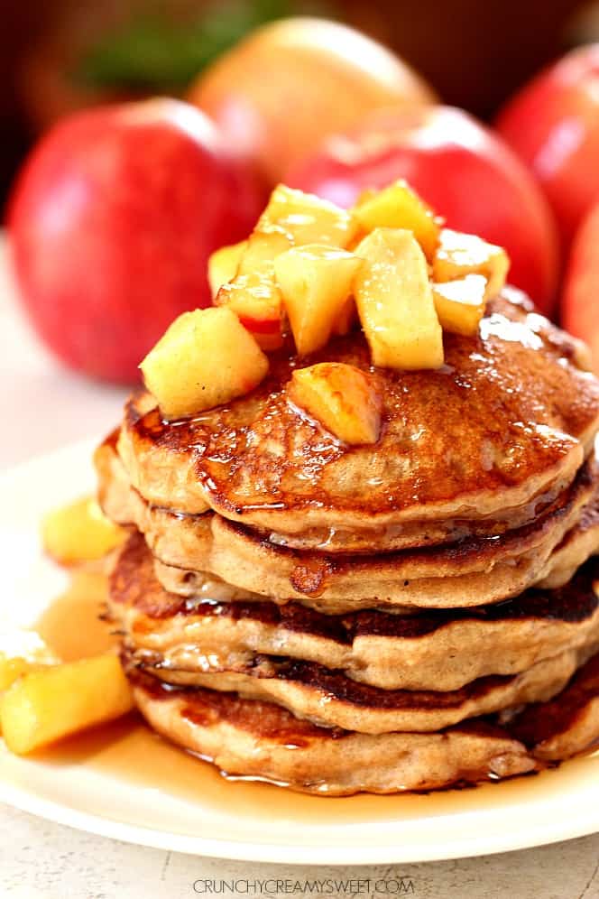 apple cider pancakes