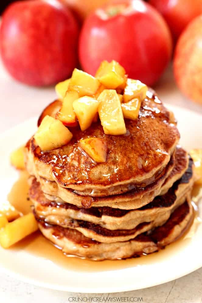 apple cider pancakes