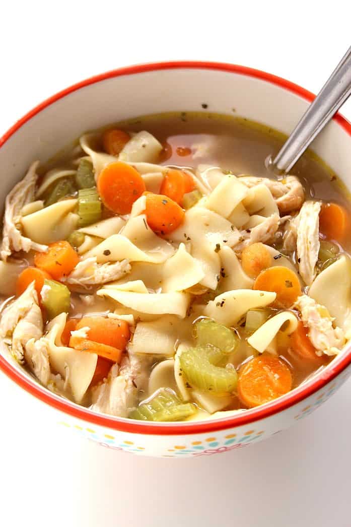 chicken noodle 7 20 Minute Chicken Noodle Soup Recipe