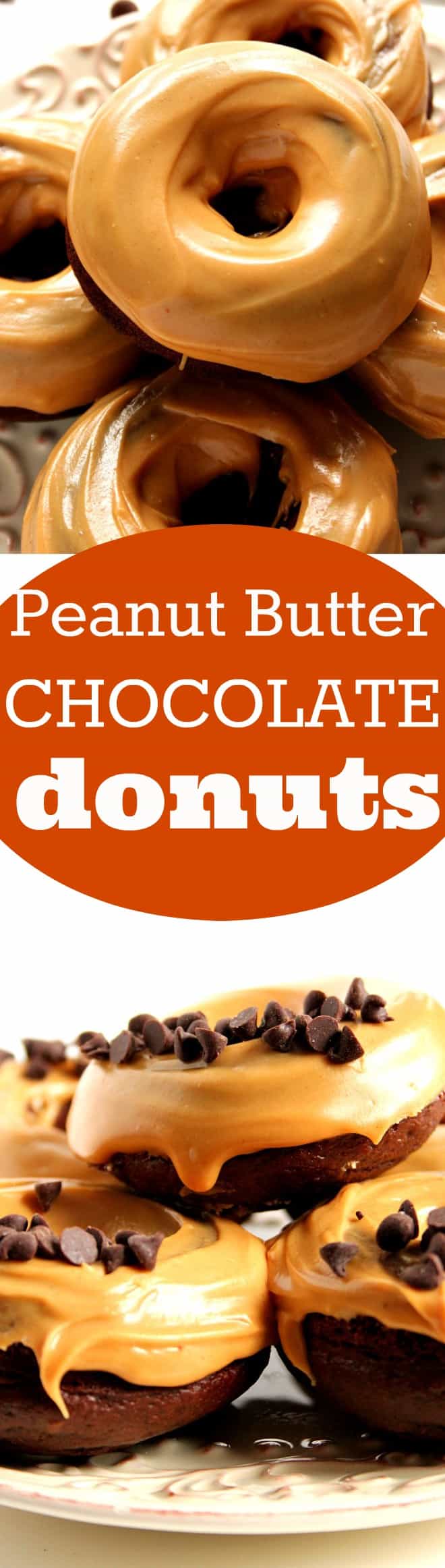 Peanut Butter Glazed Chocolate Donuts Recipe - my new quick chocolate peanut butter treat that is as much fun to make and eat. I could eat the glaze with a spoon! So good!