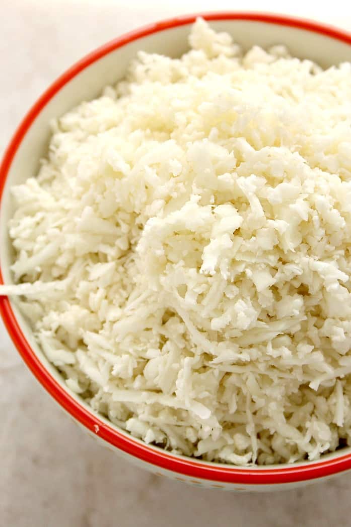 cauliflower rice 6a Cheesy Salsa Rice with Zucchini and Corn Recipe