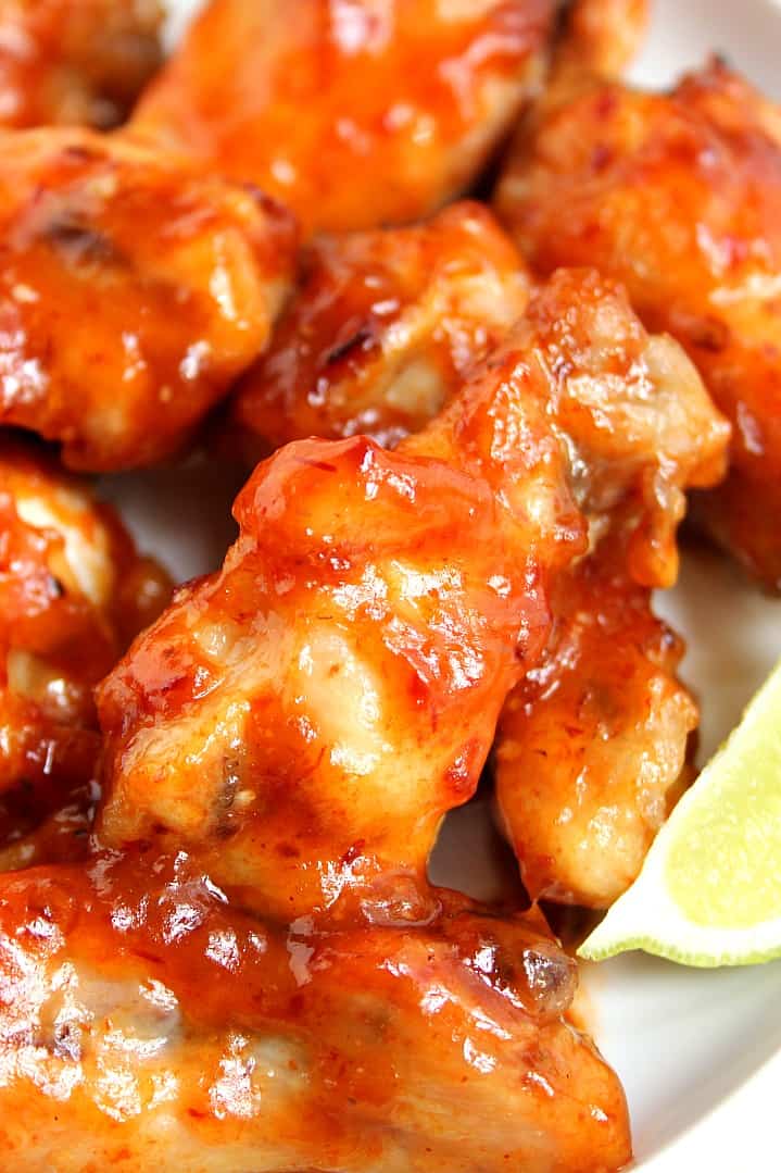Sweet and Spicy Crock-Pot® Chicken Wings Recipe - Crunchy Creamy Sweet