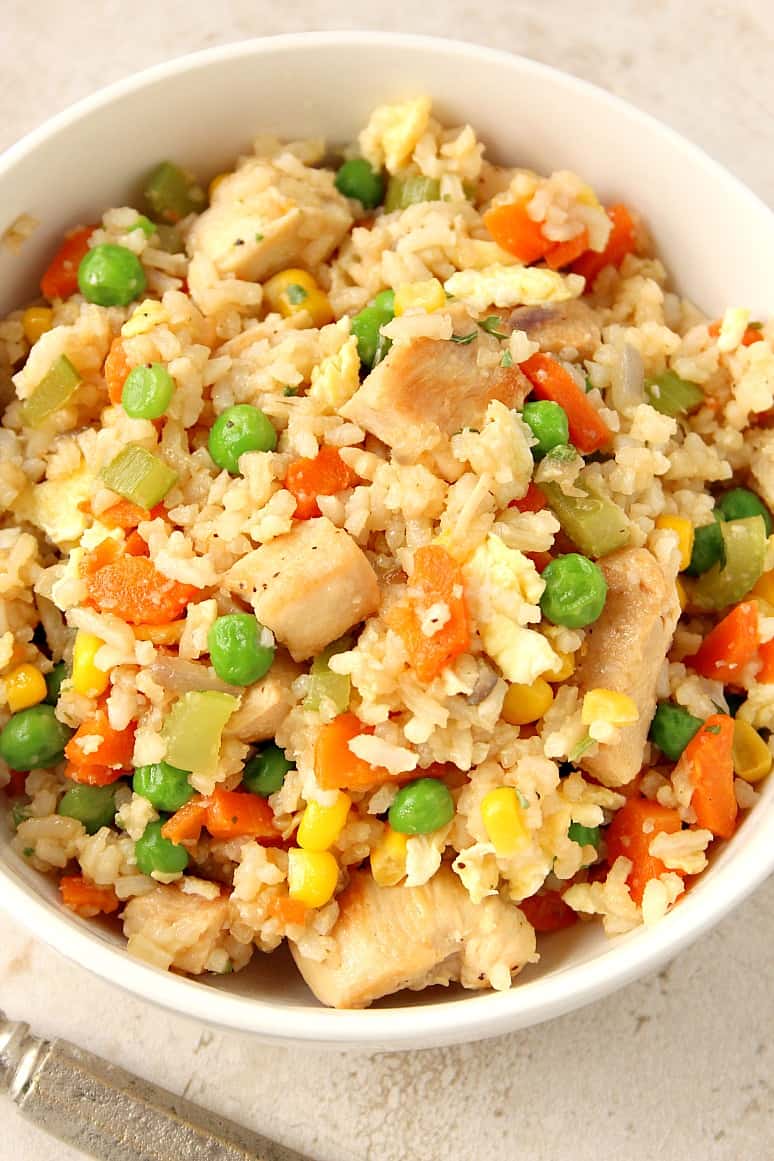 Chicken Fried Rice Recipe Crunchy Creamy Sweet