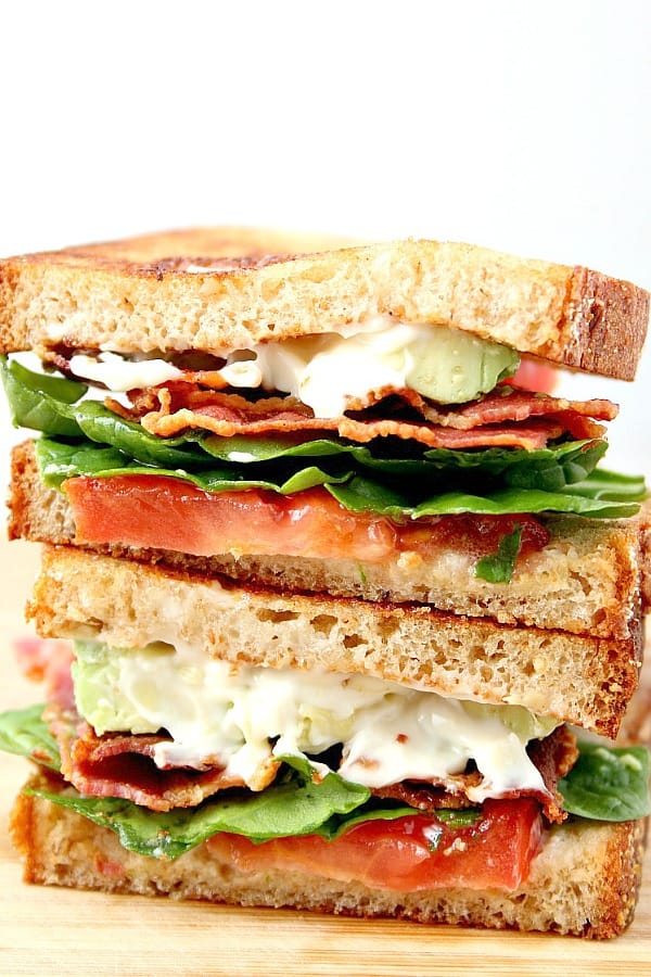 Blt Sandwich With Avocado Recipe Crunchy Creamy Sweet