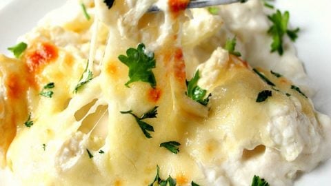 Cauliflower Alfredo Bake (Casseruola di Cavolfiore Alfredo)