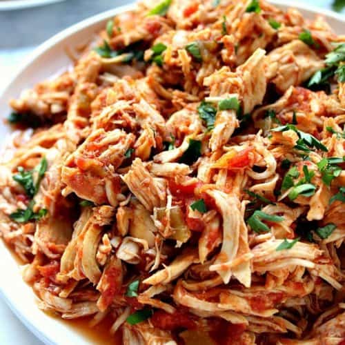 slow cooker Mexican chicken a 500x500 Slow Cooker Mexican Chicken
