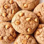 Butterscotch cookies on plate