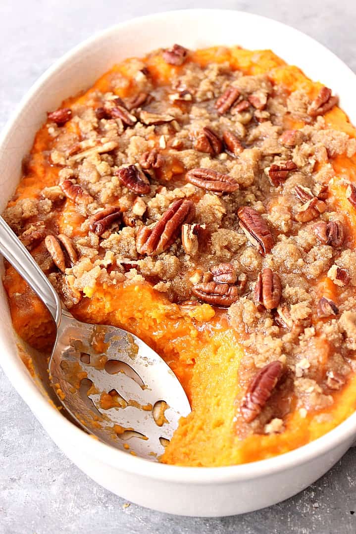 easy sweet potato casserole using canned sweet potatoes