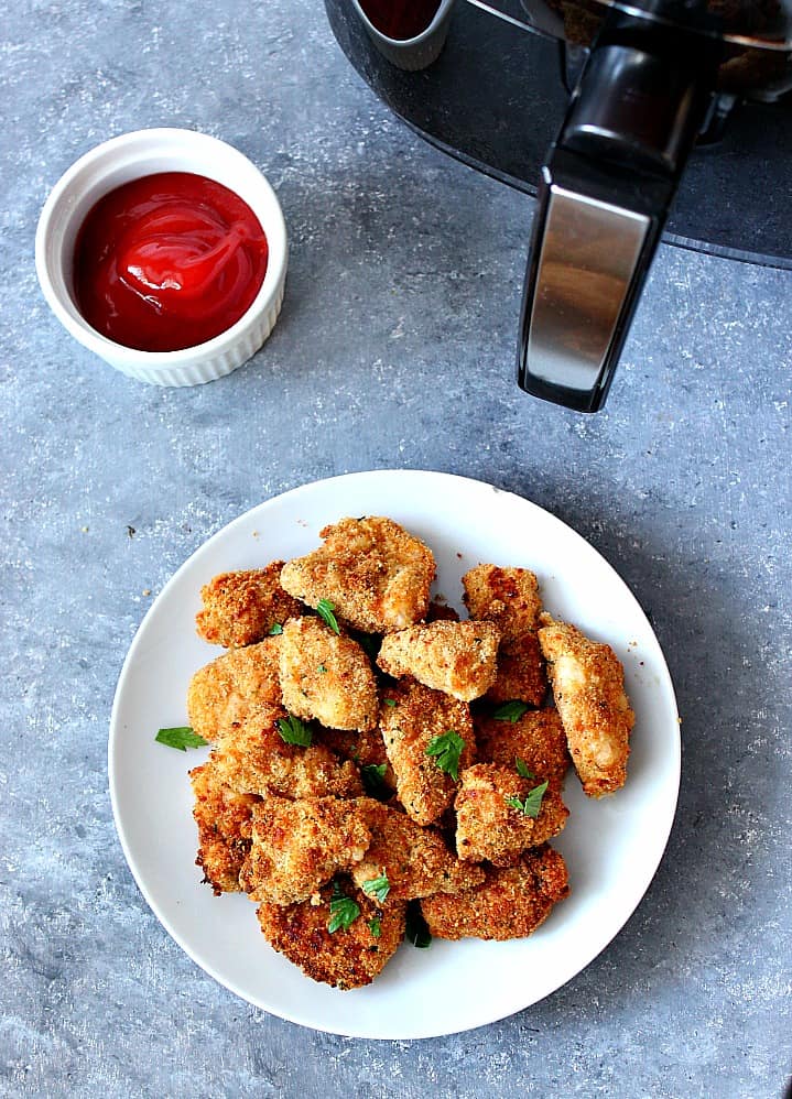 Chicken Nuggets Recipe (Fried, Baked & Air fryer) - Swasthi's Recipes