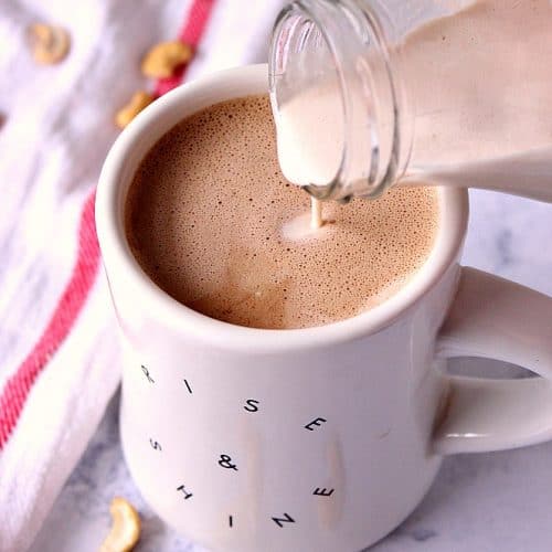 Cashew Coffee Creamer Recipe ( Vegan