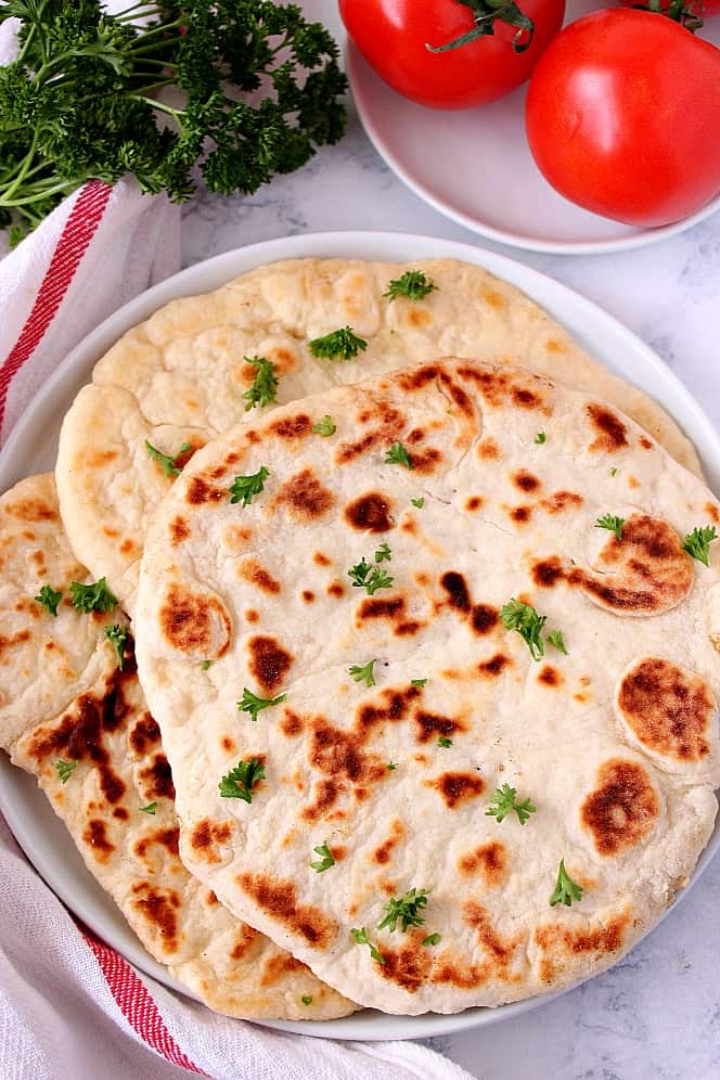 Easy 2 Ingredient Flatbread Recipe Crunchy Creamy Sweet