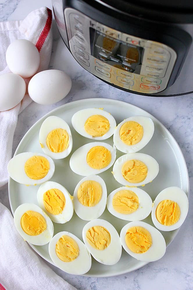 Instant Pot Perfect Hard Boiled Eggs Recipe Crunchy Creamy Sweet