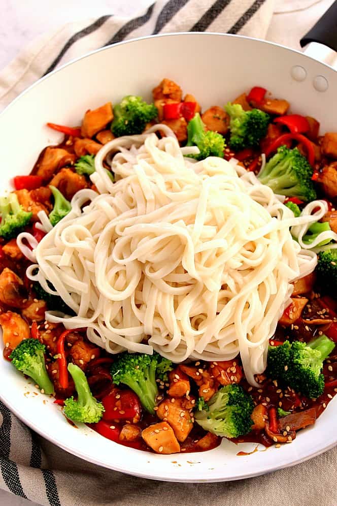 stir fry with noodles