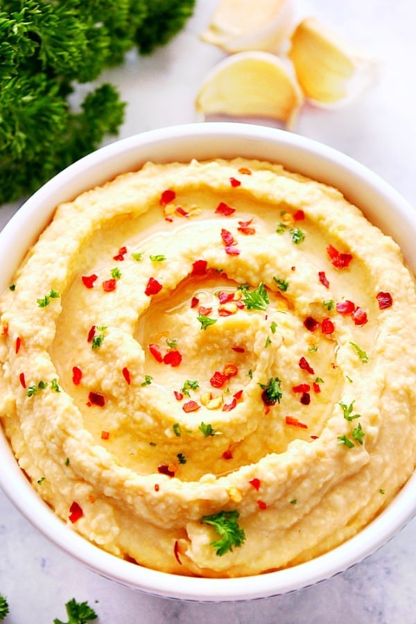 PEF Perioperativ periode Græder Easy Hummus without Tahini - Crunchy Creamy Sweet