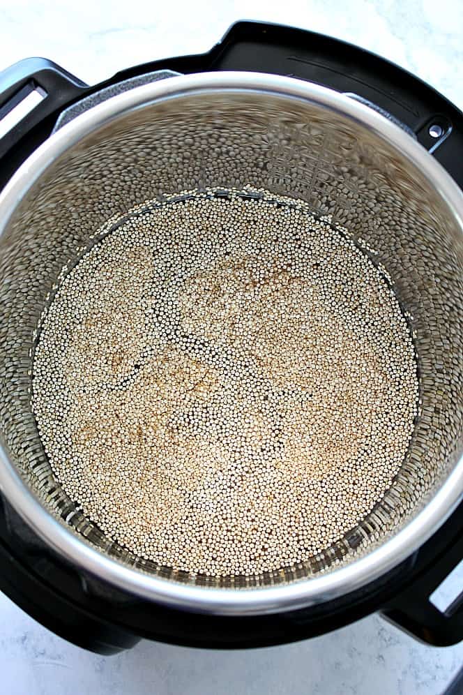 quinoa in Instant Pot