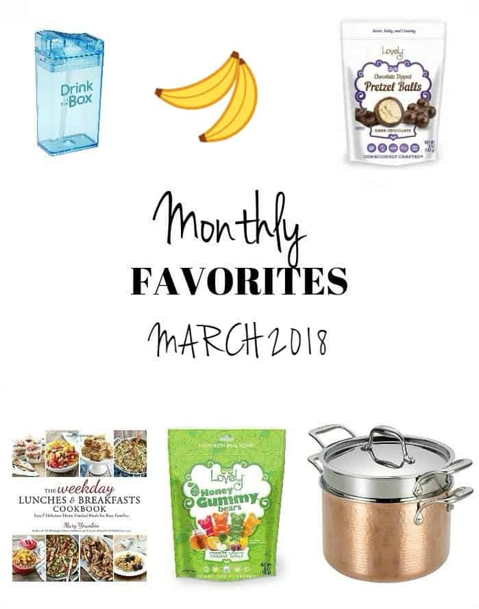 favorite products in the month of March 2018