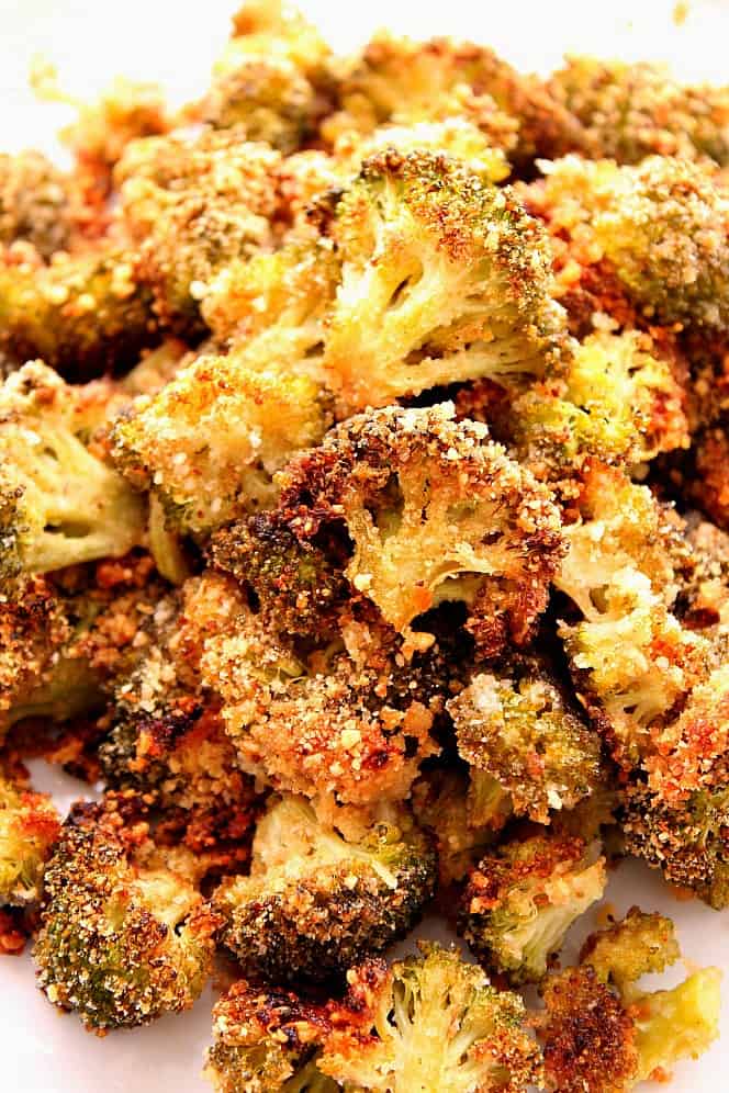 roasted broccoli 4a Garlic Parmesan Roasted Broccoli Recipe
