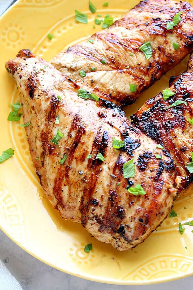 Easy Grilled Chicken Recipe - Crunchy Creamy Sweet