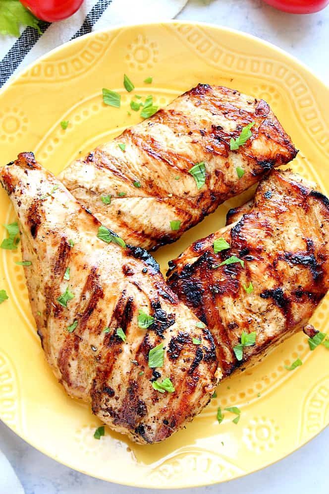 Easy Grilled Chicken Recipe Crunchy Creamy Sweet