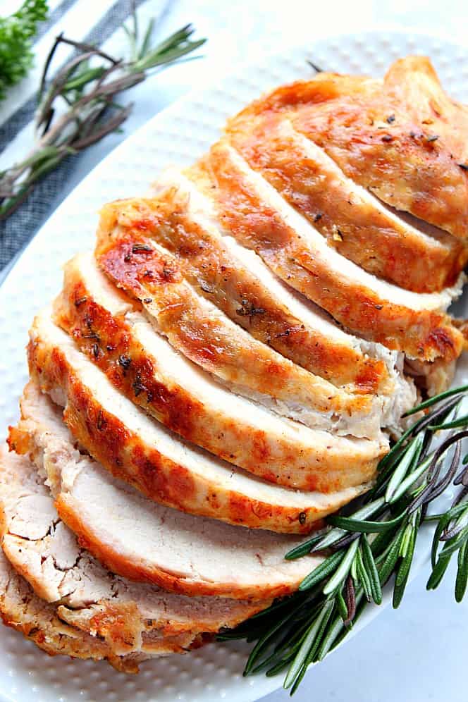 Instant Pot Boneless Turkey Breast Recipe Video Crunchy Creamy Sweet