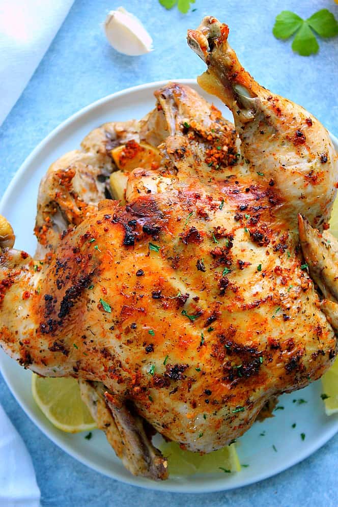 Air Fryer Whole Chicken - Belle of the Kitchen