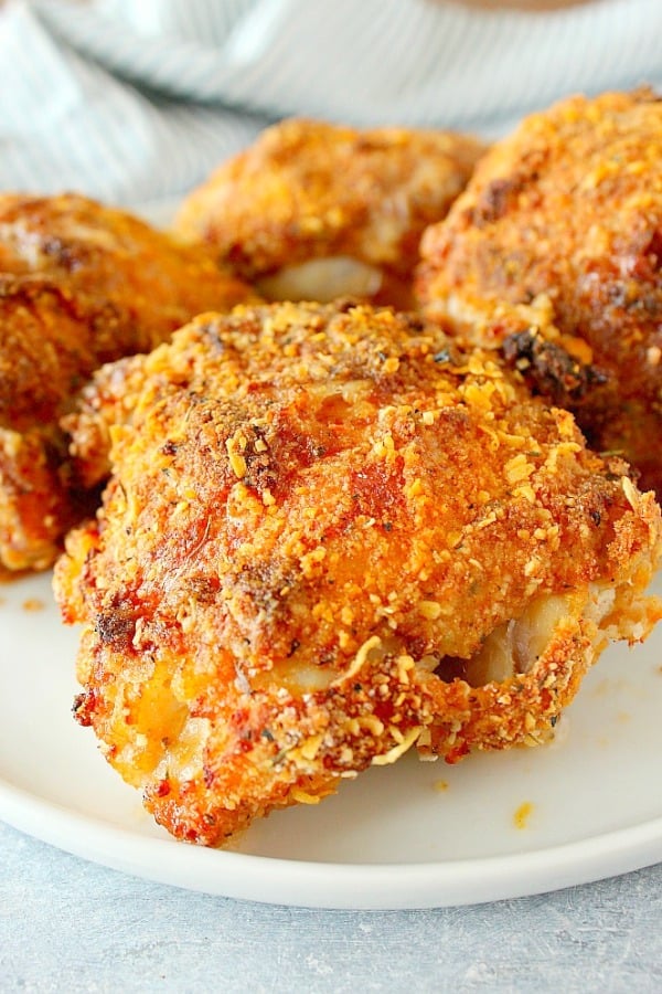 Crispy Air Fryer Chicken Thighs - Fit Foodie Finds