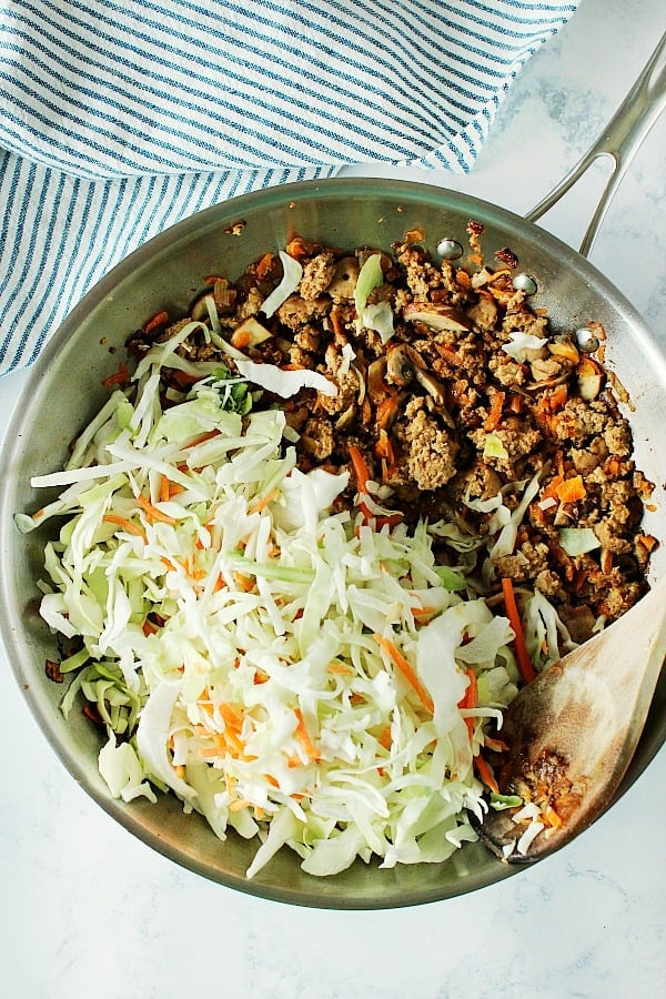 Egg Roll in a Bowl - Crunchy Creamy Sweet