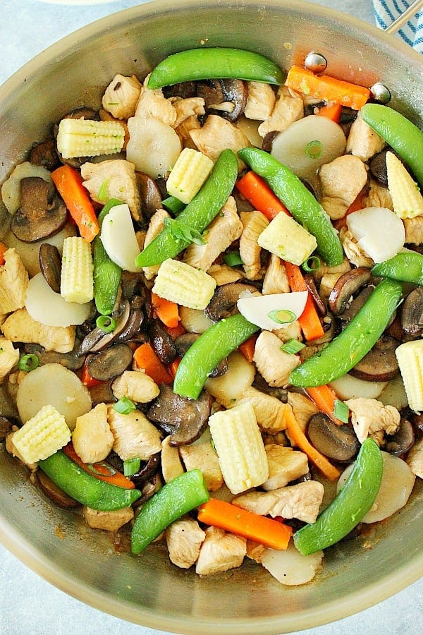 Chicken Moo Goo Gai Pan