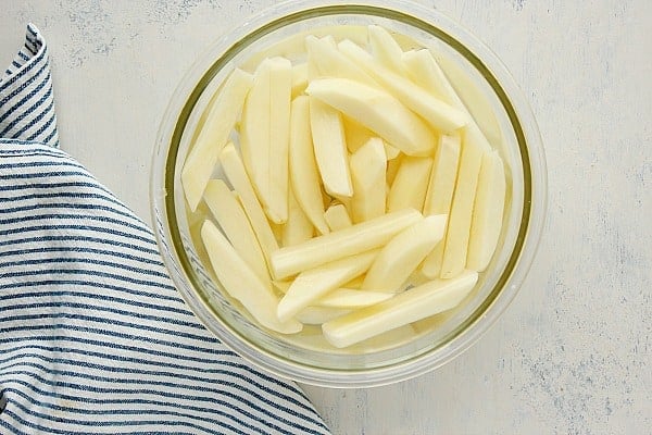 AF French Fries in water Air Fryer French Fries