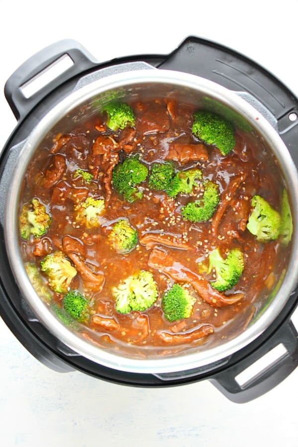 Beef and Broccoli in the Instant Pot.