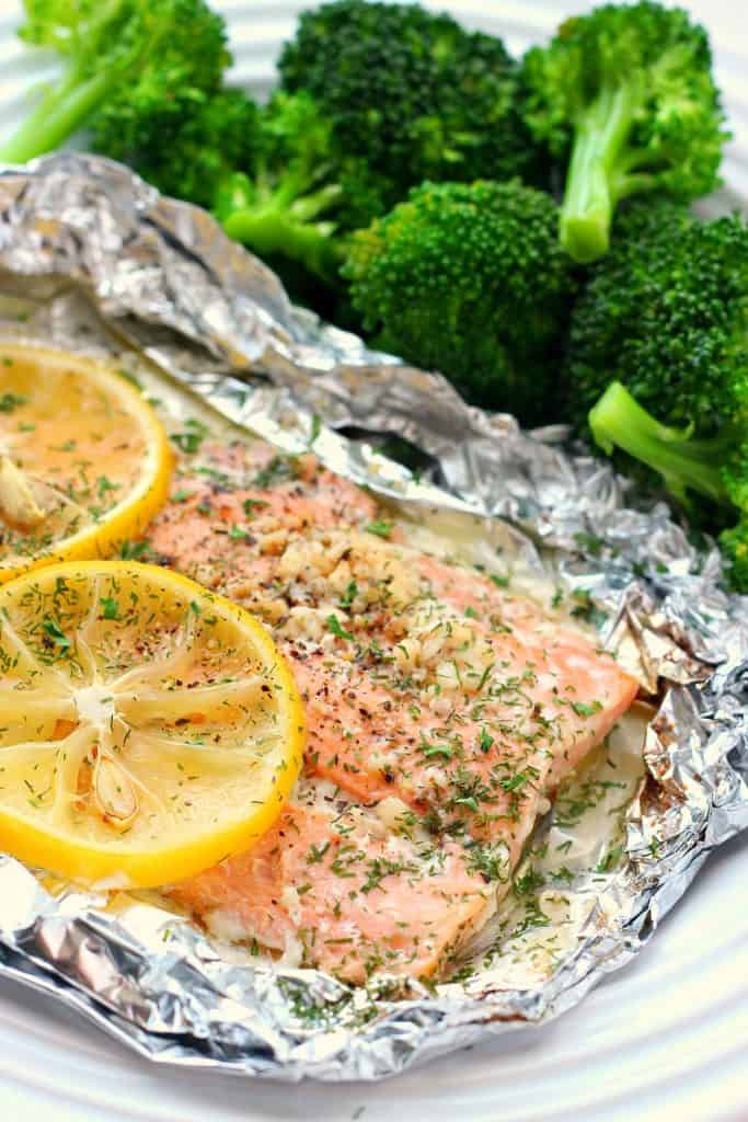 Easy Salmon Foil Packets - Crunchy Creamy Sweet