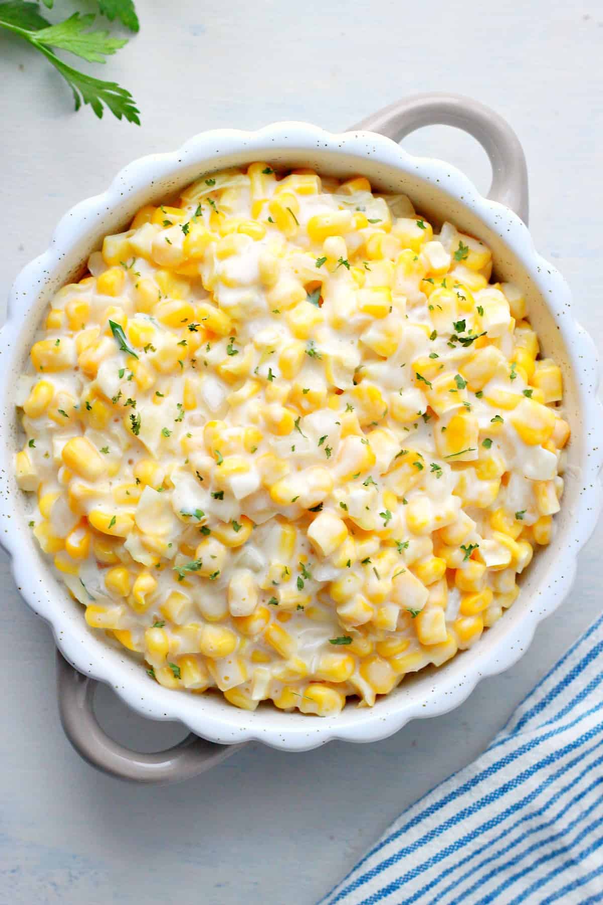 Creamed Corn Recipe - Crunchy Creamy Sweet