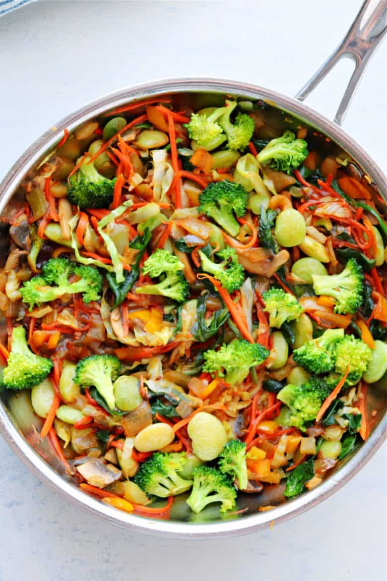 Vegetable Stir Fry - Crunchy Creamy Sweet