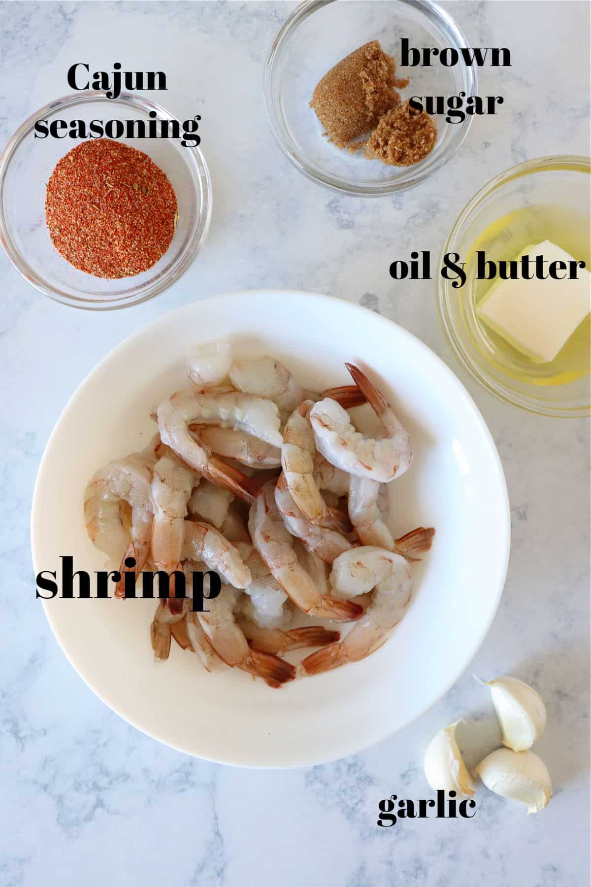 cajun shrimp ingredients 1 Cajun Shrimp
