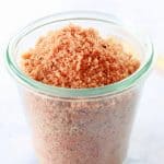 Dry rub in a glass jar.