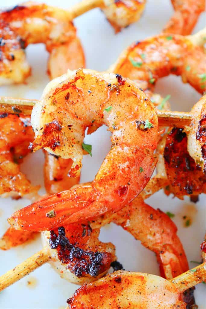 Easy Grilled Shrimp - Crunchy Creamy Sweet