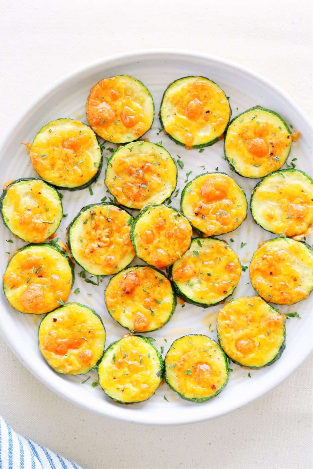 Cheddar Baked Zucchini Crunchy Creamy Sweet