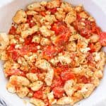 Chicken Skillet with Tomatoes and Feta chicken with tomatoes and feta feat 150x150 Chicken Skillet with Tomatoes and Feta