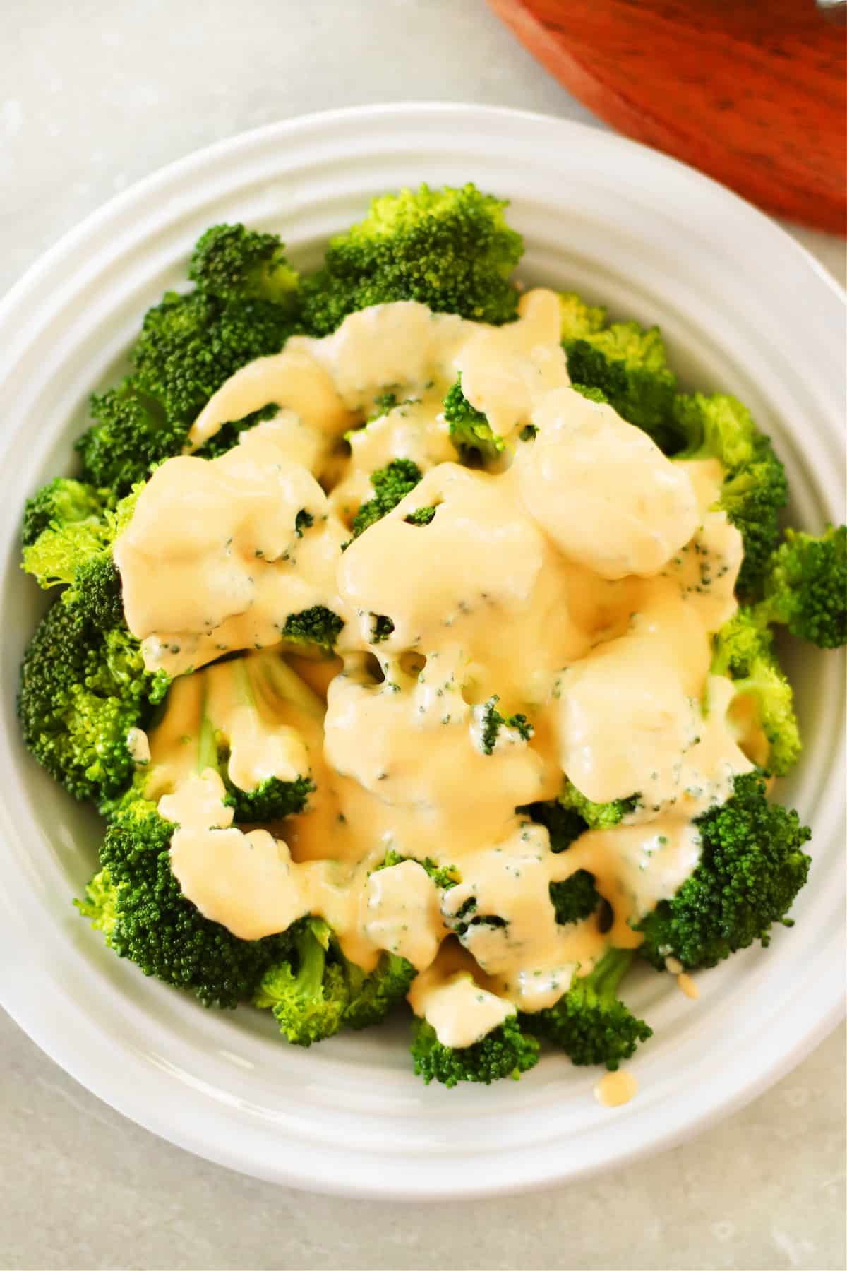 cheese sauce 2 Cheese Sauce for Broccoli (and other dishes!)