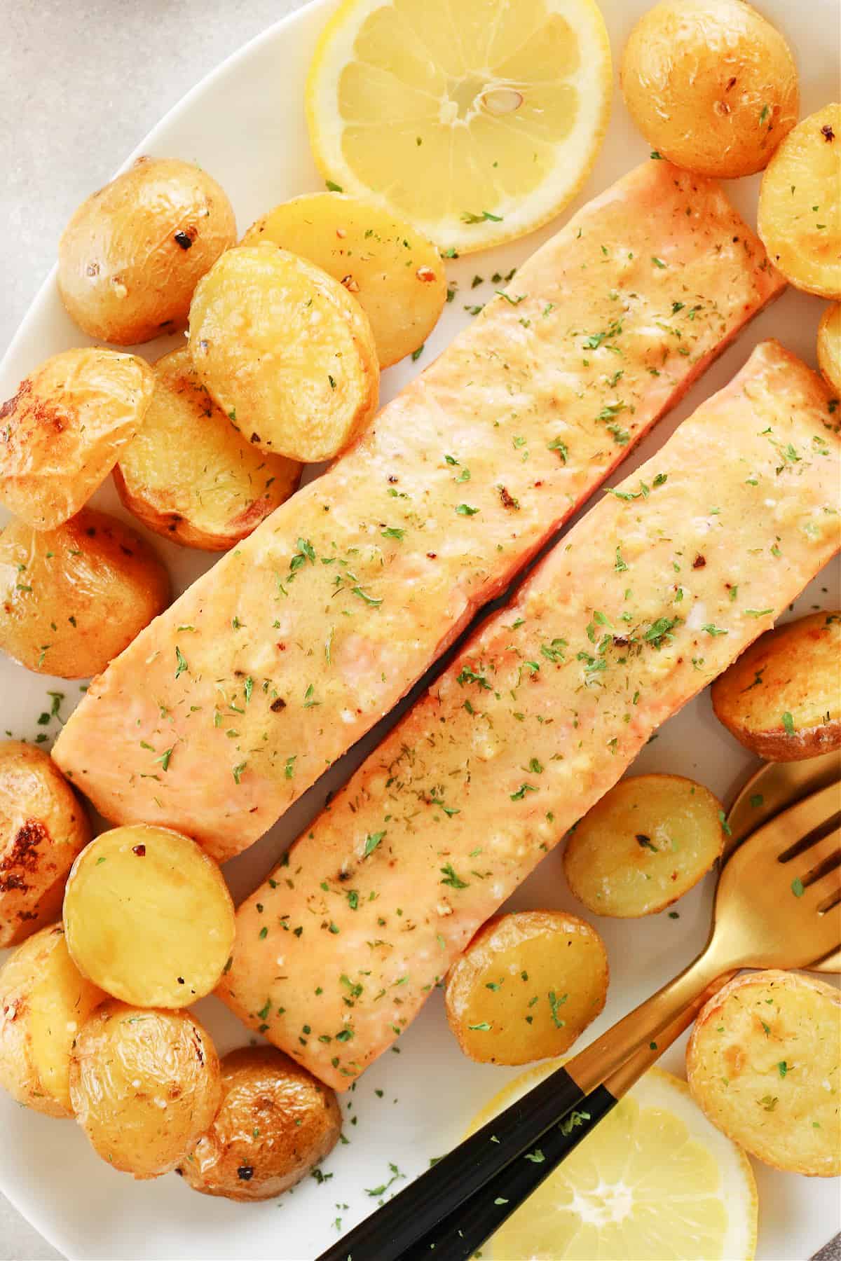 salmon and potatoes 4 1 Dijon Salmon and Potatoes
