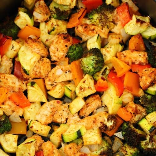 Air Fryer Chicken and Vegetables air fryer chicken and vegetables 4 500x500 Air Fryer Chicken and Vegetables